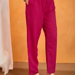 Hippon Kurti Women Floral Embroidered Sequinned Kurta with Trousers & With Dupatta image 4