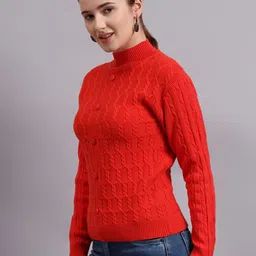 MODKLINE WITH MK Women Cable Knit Woollen Pullover image 4