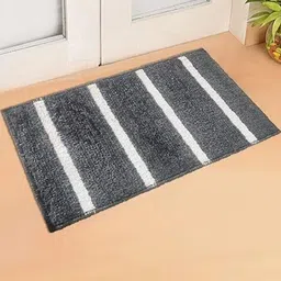 RJVT Grey Microfibre 1400 GSM Bath Rugs image 4