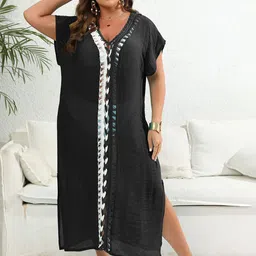 LULU & SKY Midi-Length Swim Cover Up Top image 1