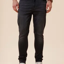 Crocodile Men Slim Fit Mid-Rise Light Fade Non Stretchable Jeans-image-25