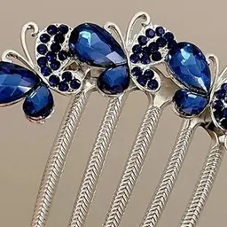 LEVOT Women Embellished Comb Pin image 4