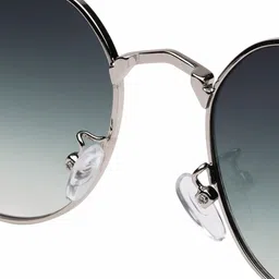 HASHTAG EYEWEAR Men Oval Sunglasses with Polarised and UV Protected Lens image 2