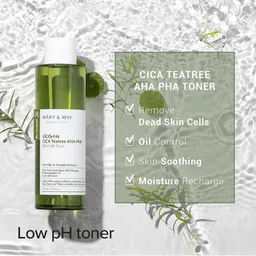 MARY & MAY Vegan CICA Tea Tree AHA PHA Blemish Toner - 200 ml image 5