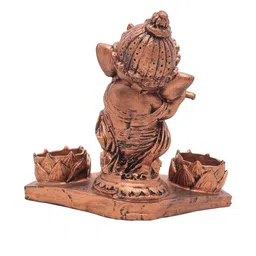 Samsiddhi Lord Ganesha Statue with 3 Candle Holder image 3