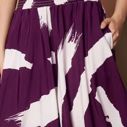 ZWERLON Women Printed Flared Palazzos image 3