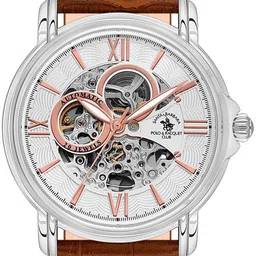 SANTA BARBARA POLO & RACQUET CLUB Men Dial & Leather Straps Analogue Watch SB.8.10002-3 image 2