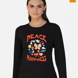 Metronaut Women 2 Printed Bio Finish Applique T-shirt-picture-18