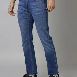 Celio Men Jean Straight Fit Mid-Rise Light Fade Stretchable Jeans image 4