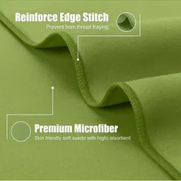 Aura Green & Lime Green 1 200 GSM Bath Towel image 4