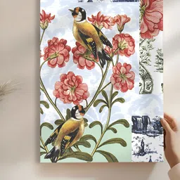 Art Street White & Red 1 Piece Canvas Floral and Botanical Wall Art image 5