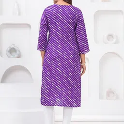 JAIPUR SARAI Leheriya Kurti image 3
