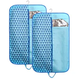prettykrafts Blue 2 Pieces Printed Reusable Blazer Cover Organisers-picture-11