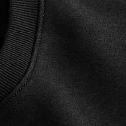 SONIBROS Men Black Wool Blend Round Neck Full Sleeves Pullover Sweatshirt image 4