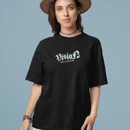 Slenor Women Checked Extended Sleeves Monochrome T-shirt-image-63
