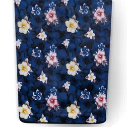 The Furnishing Tree Washing Machine Cover Floral Pattern Blue Compatible for Whirlpool 6.2 Kg Fully image 3