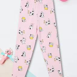 max Girls Printed Ankle-Length Leggings image 1