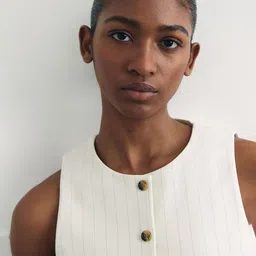 H&M Long Suit Waistcoat image 5