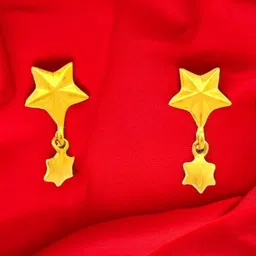 C KRISHNIAH CHETTY JEWELLERS PVT LTD 22Kt Gold Earrings -1.82 g-picture-13