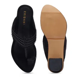 ERIDANI Embellished Ethnic Block Sandals image 2