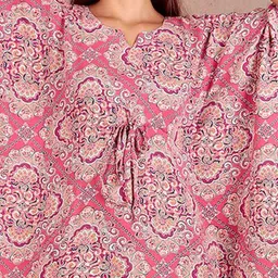 DARVI Printed Notch Neck Kaftan Tunic & Trousers image 5