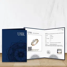 KUBERBOX Zara Tiara 18KT White Gold Diamond-Studded Ring-1.85gm image 2