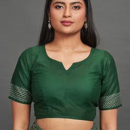 Rani Saahiba Ethnic Motifs Pure Cotton Handloom Block Print Saree image 2