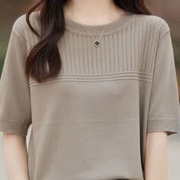 StyleCast Women Round-Neck Short Sleeves Tops-picture-26