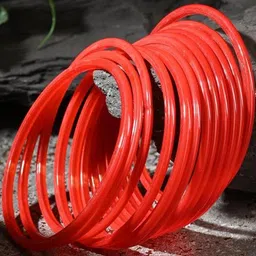 SOMIL Red Alloy Bangle image 2
