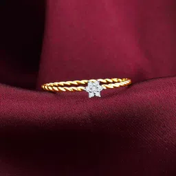 GIVA 14KT Gold Diamond Ring-image-11
