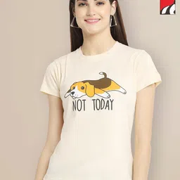 Metronaut Women Typography 2 Printed T-shirt-image-41