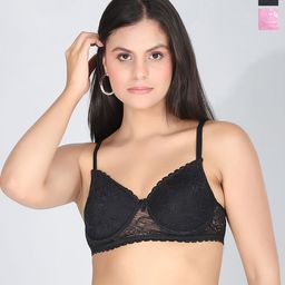 StyFun Women Pack of 2 Floral Cotton Full Coverage Underwired Lightly Padded Bra-picture-10