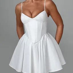 StyleCast x Revolte Fit & Flare Mini Dress-picture-11