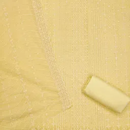 Nayanthara Trends Embroidered Unstitched Dress Material image 3