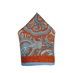 The Tie Hub Paisley Printed Silk Pocket Squares image 4