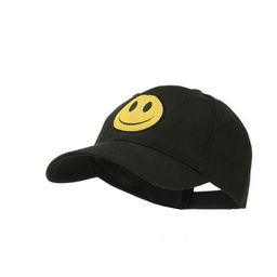 Infispace Men Embroidered Pure Cotton Smiley Summer Cap-picture-2