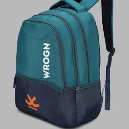 WROGN Unisex Brand Logo Backpack with Compression Straps image 2