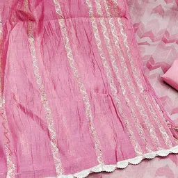 Ishin Printed Unstitched Dress Material image 5