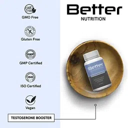 Better Nutrition Shilajit, Shatavari, Gokshura & Ashwagandha Tablet (60 tablets) Ayurvedic Functional Food for Men| Ideal for intense workouts| Workouts & Gym Fitness| No Side Effects |100% Veg image 5