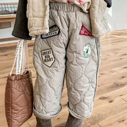 LULU & SKY Girls High-Rise Quilted Trousers-picture-27