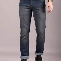 V-Mart Men Regular Fit Mid-Rise Light Fade Jeans-picture-30