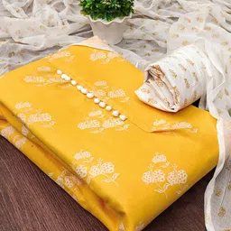 Rangtulika Ethnics Floral Printed Unstitched Dress Material-picture-12