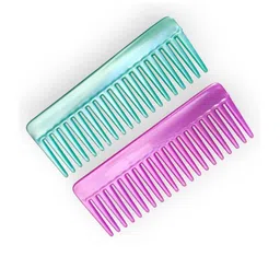 ARPANA BRIGHT Set Of 2 Pink & Green Regular Hair Comb 22 cm image 4