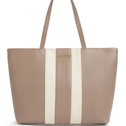 Caprese Striped Structured Shoulder Bag-picture-52