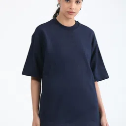URBANICE Round Neck Drop-Shoulder Sleeves Cotton Oversized T-shirt-picture-15