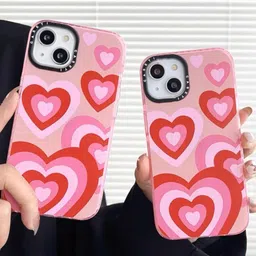 CASE CREATION iPhone 11 Heart Pink Love Impact Design Bumper Case Mobile Accessories image 2