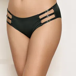 Quttos Women Mid-Rise Triple Side Straps Bikini Briefs image 5