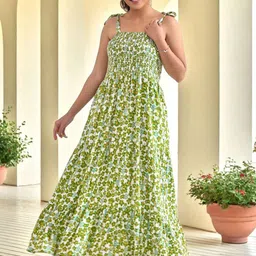 SZN Floral Print Maxi Dress-image-69