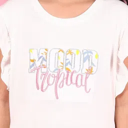 V-Mart Girls Printed Extended Sleeves T-shirt image 4