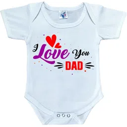 Cute Pals Infants Happy Fathers Day Printed Cotton Bodysuit-picture-15